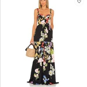Agua Bendita Dunn Moss Maxi Dress